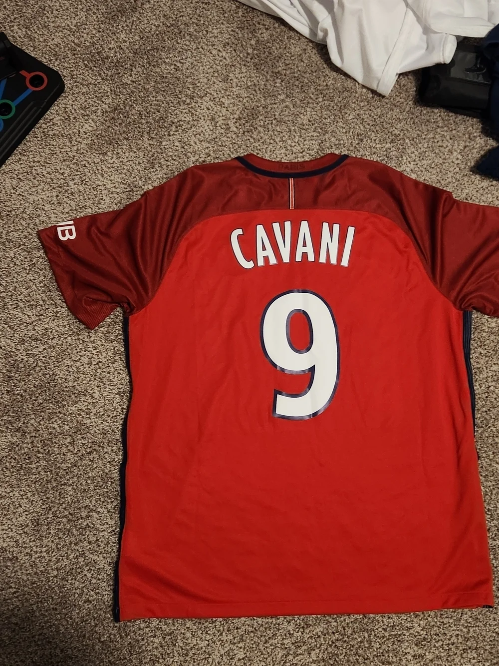 PSG Cavani #9 Jersey XXL Nike 2015/16 Paris Saint Germain Red Soccer Shirt